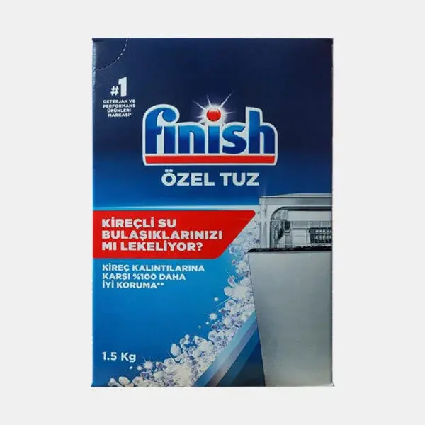 Muối rửa bát Finish - Hộp 1.5 kg muối cho máy rửa bát