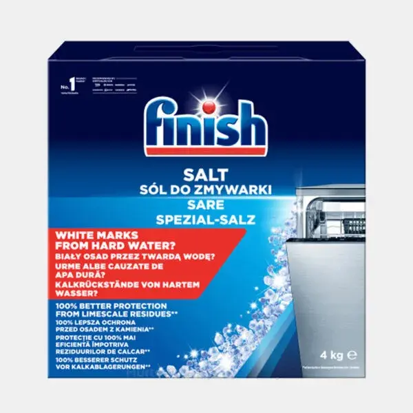 Muối Finish 4kg cho máy rửa chén bát - Finish special salt