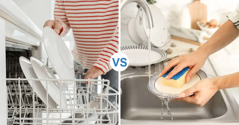 Rửa bát bằng tay hay hay dùng máy rửa bát - Đâu là cách tiết kiệm và hiệu quả hơn?
